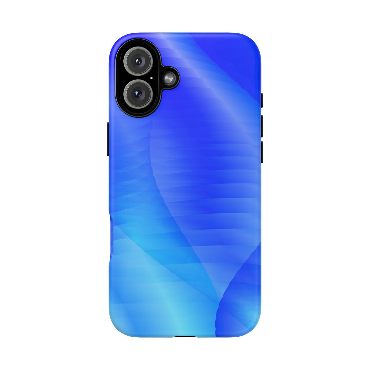 Phone Case — Blue Abstract Wave Tough Phone Case