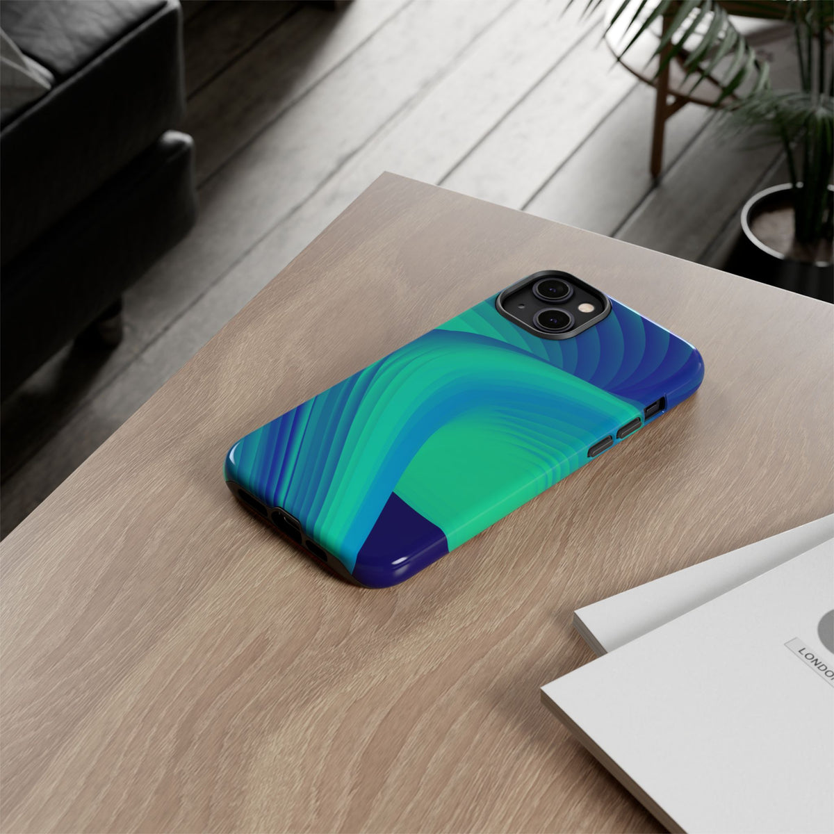 Phone Case — Movimientos en Turquesa