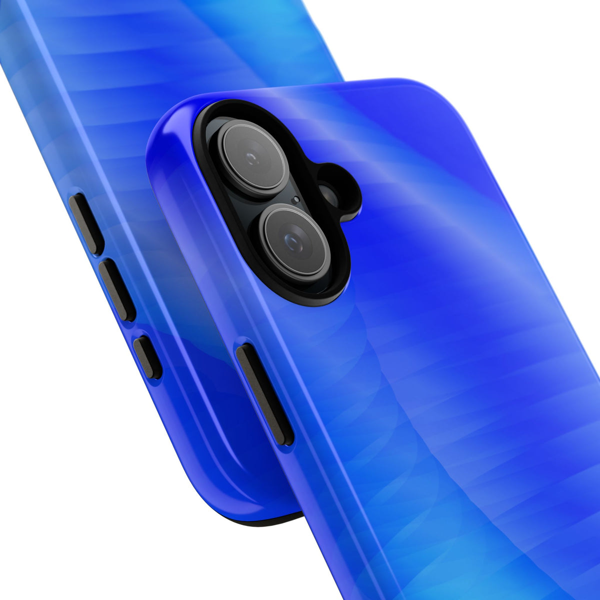 Phone Case — Blue Abstract Wave Tough Phone Case