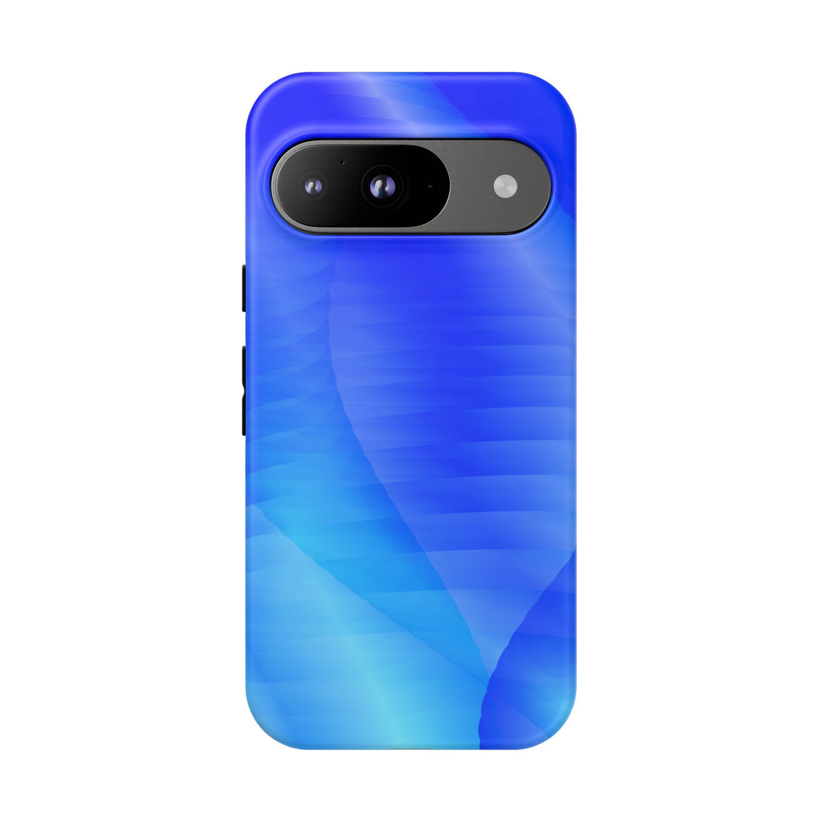 Phone Case — Blue Abstract Wave Tough Phone Case