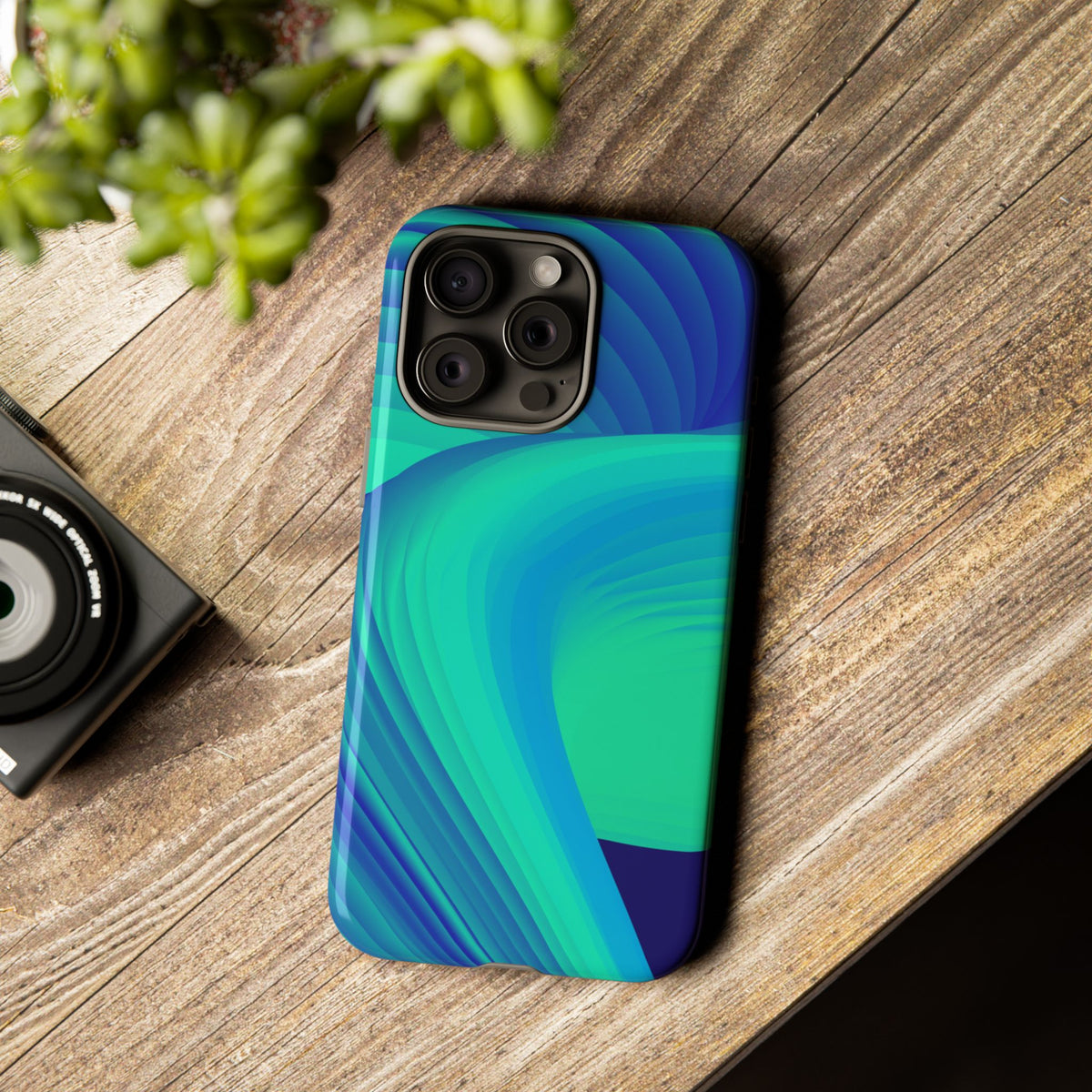 Phone Case — Movimientos en Turquesa