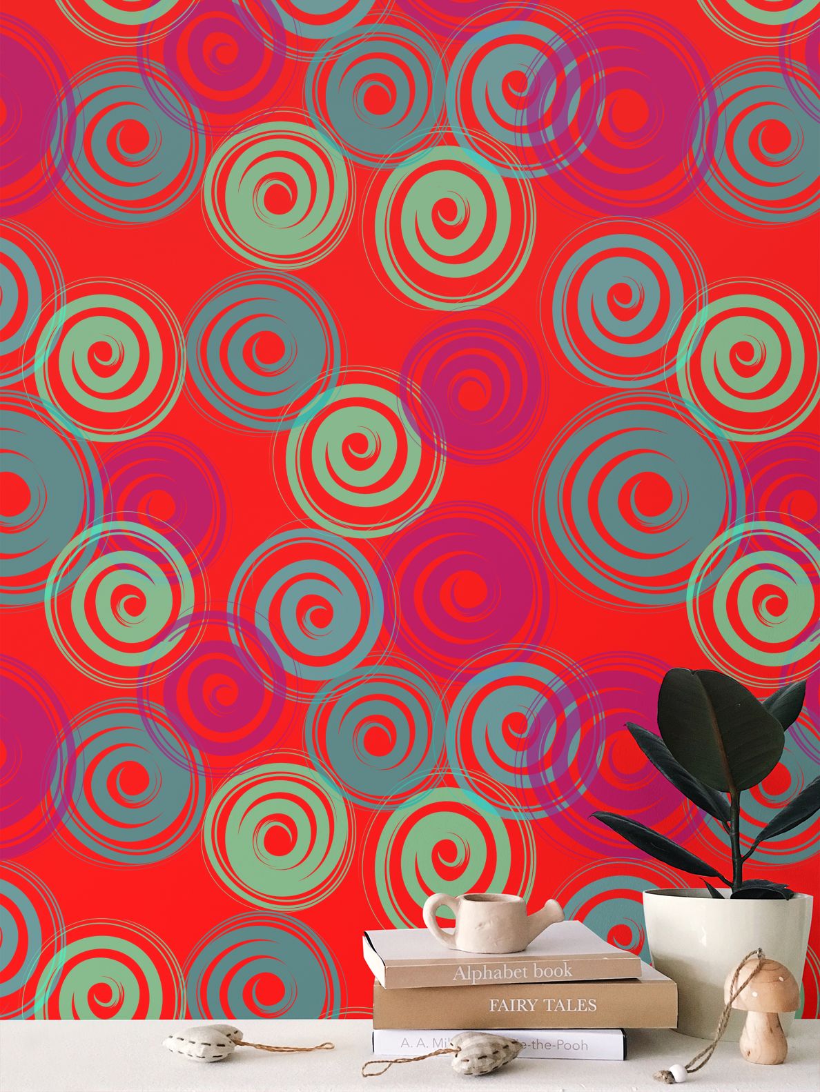 Papel de Pared con Patrón Repetitivo