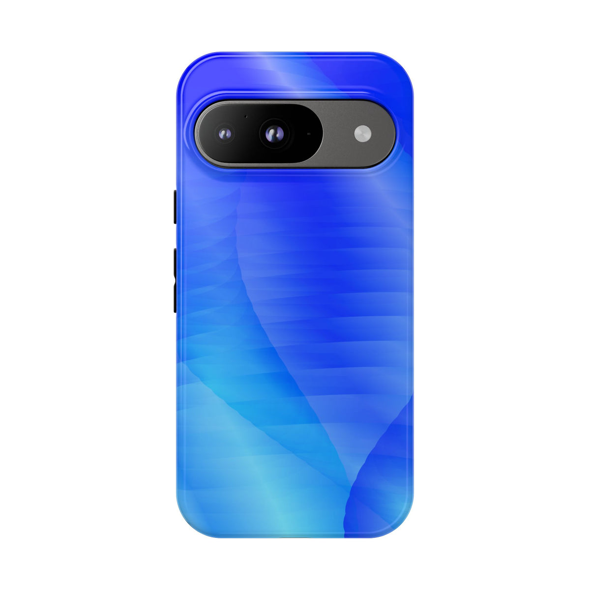 Phone Case — Blue Abstract Wave Tough Phone Case