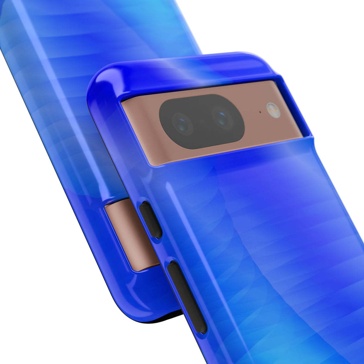 Phone Case — Blue Abstract Wave Tough Phone Case
