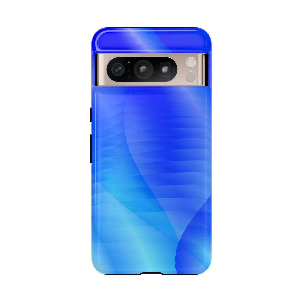 Phone Case — Blue Abstract Wave Tough Phone Case