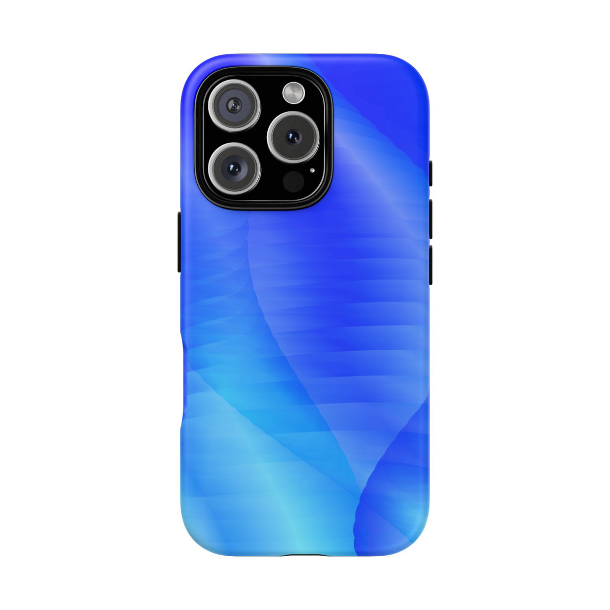 Phone Case — Blue Abstract Wave Tough Phone Case