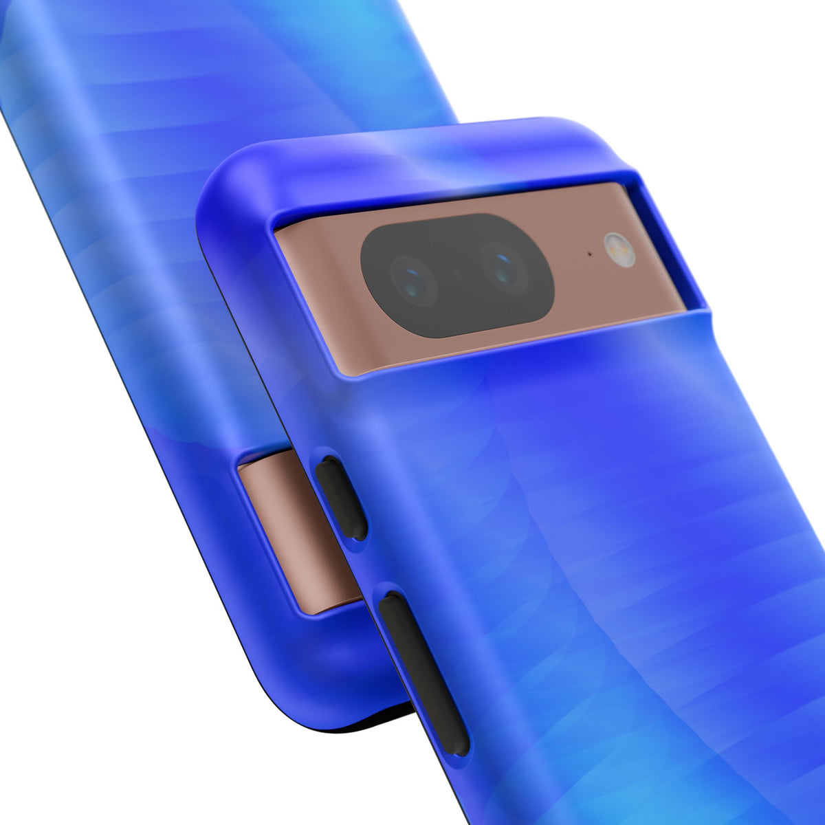 Phone Case — Blue Abstract Wave Tough Phone Case