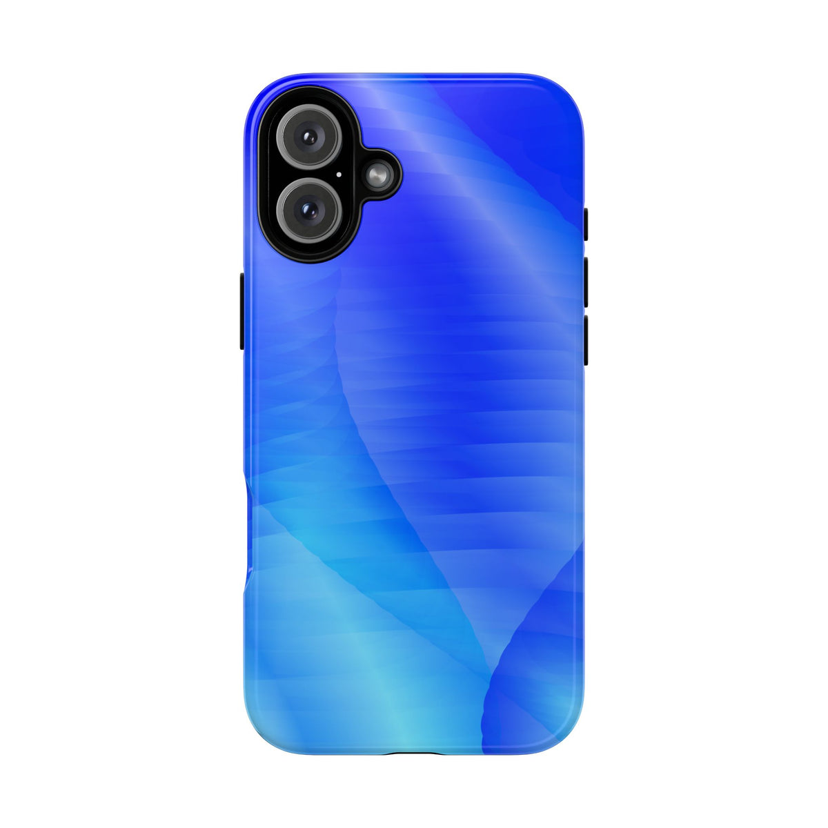 Phone Case — Blue Abstract Wave Tough Phone Case