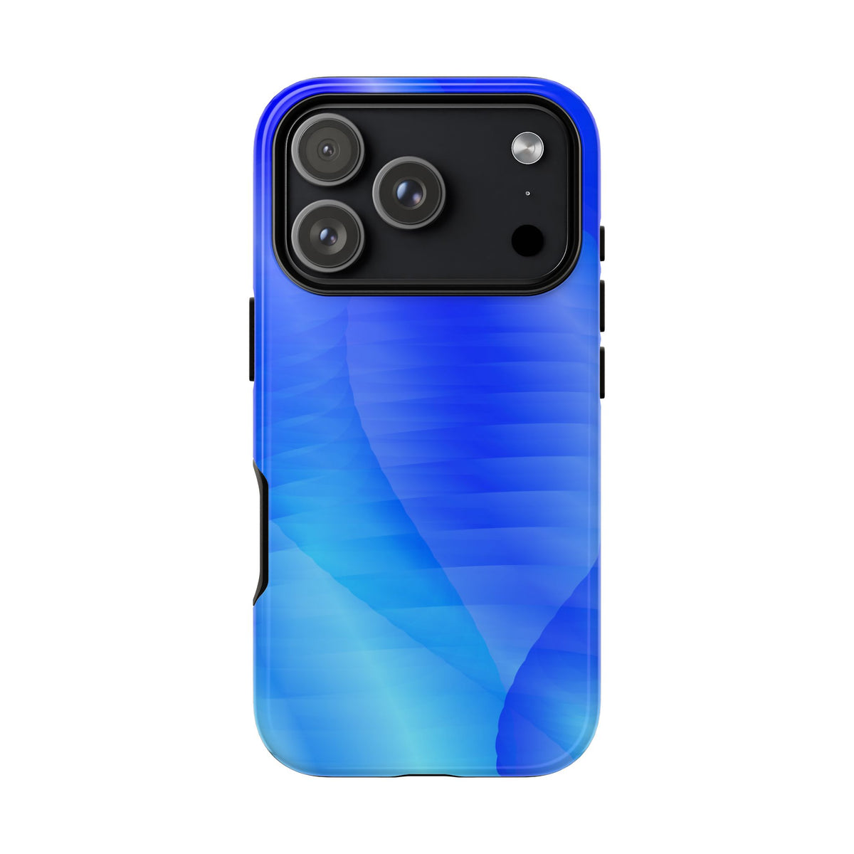 Phone Case — Blue Abstract Wave Tough Phone Case