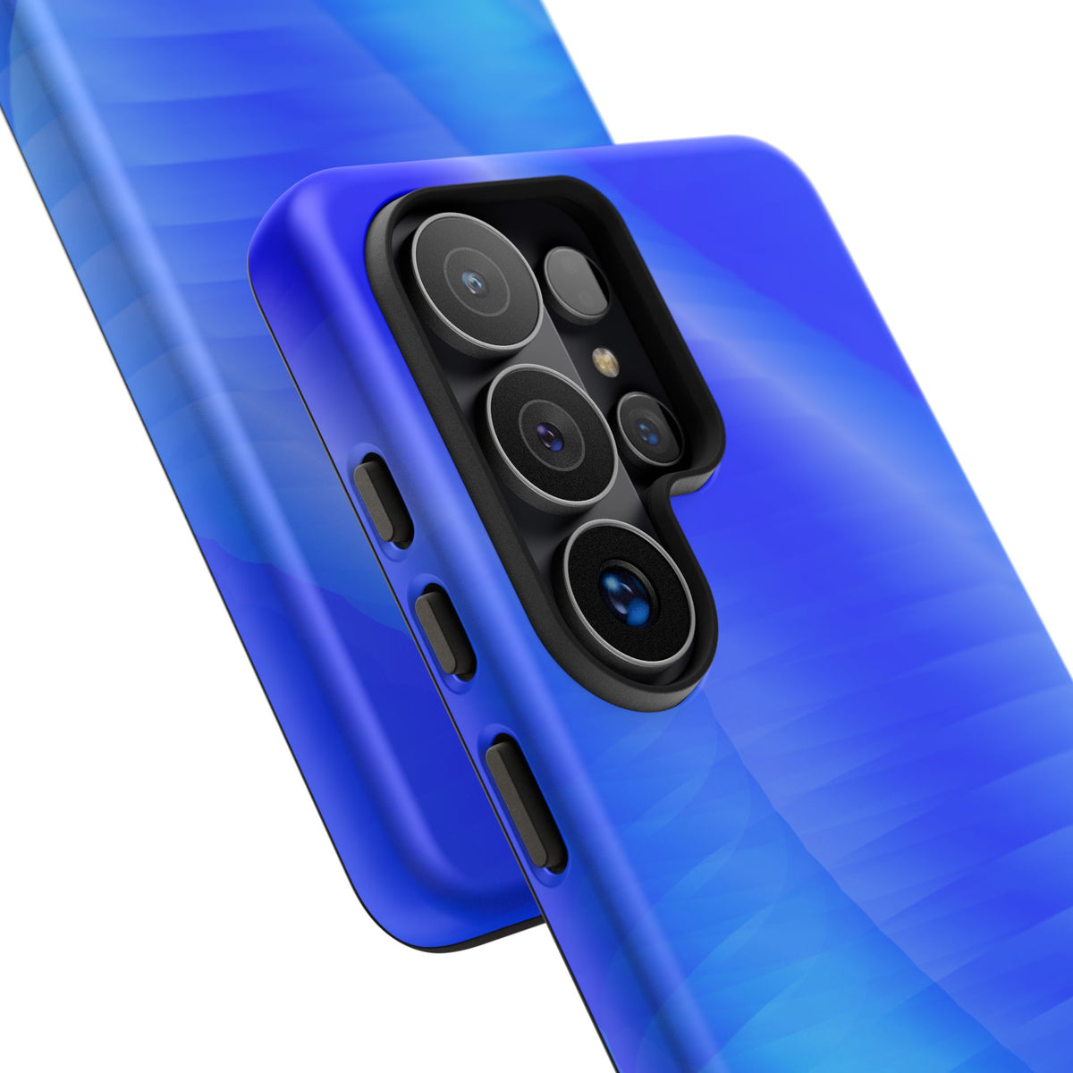 Phone Case — Blue Abstract Wave Tough Phone Case