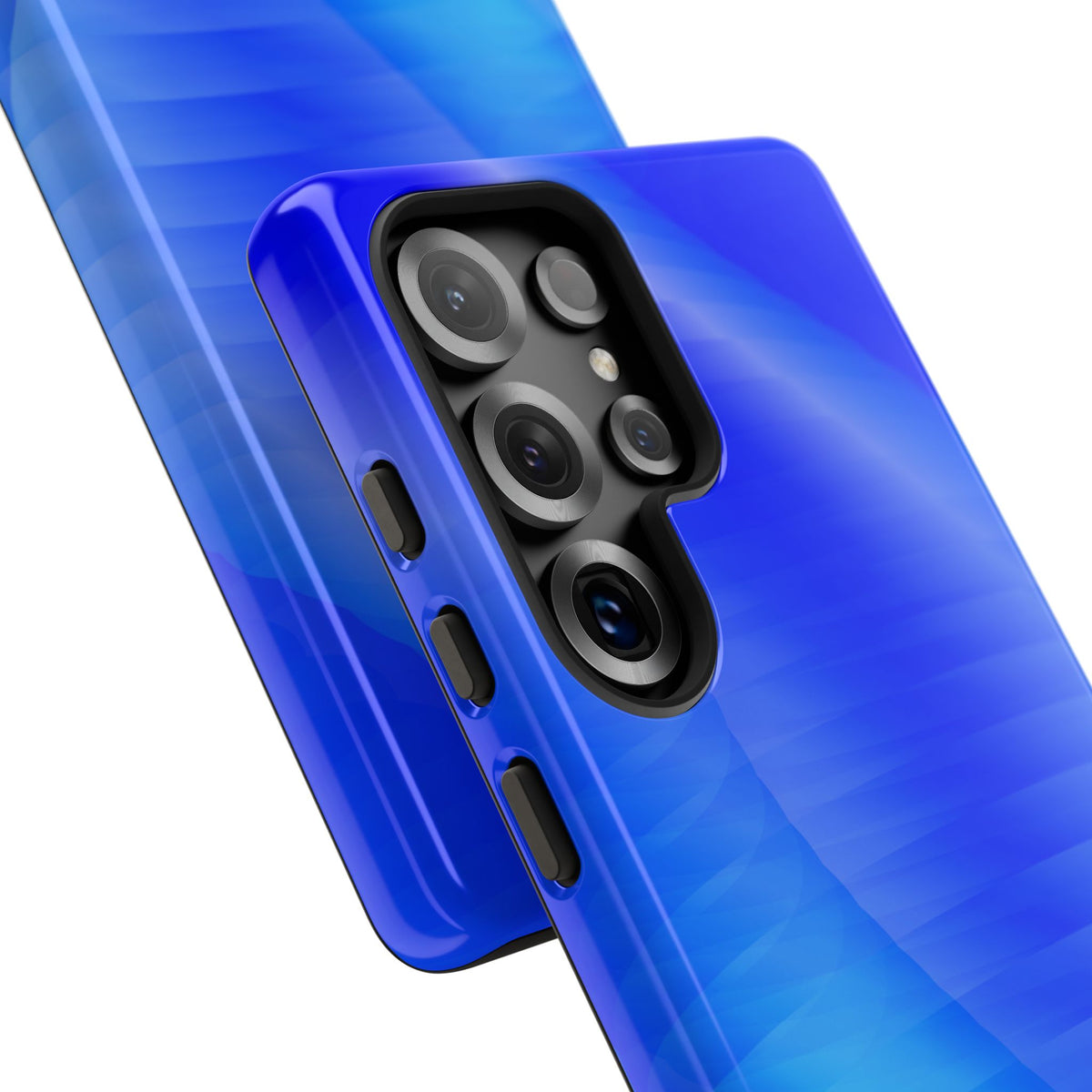 Phone Case — Blue Abstract Wave Tough Phone Case