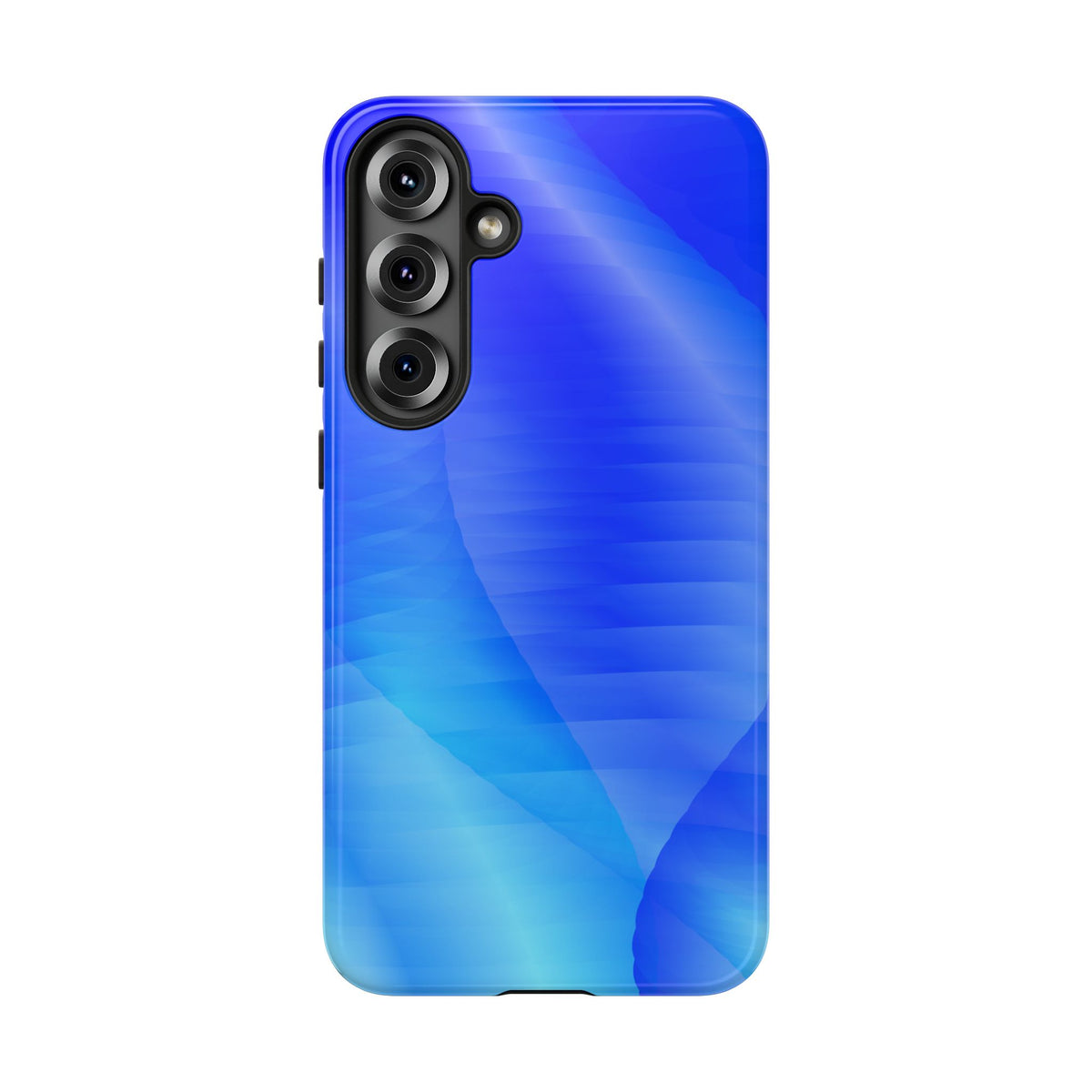 Phone Case — Blue Abstract Wave Tough Phone Case