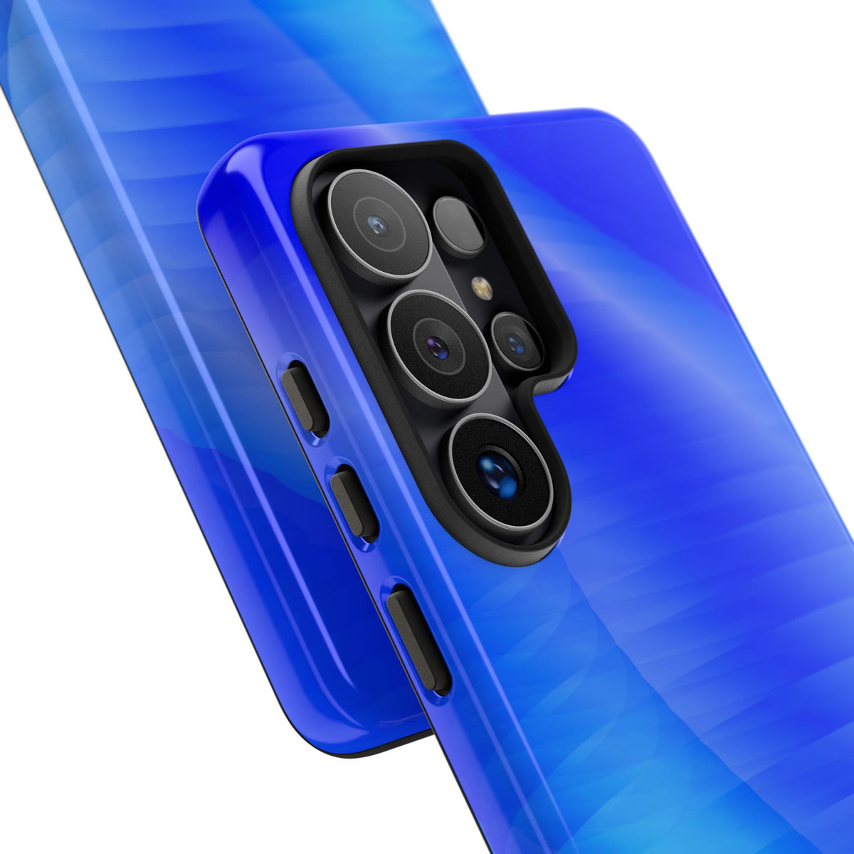 Phone Case — Blue Abstract Wave Tough Phone Case