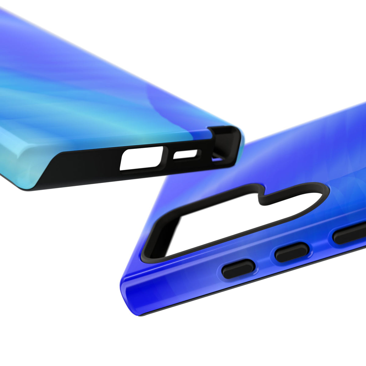Phone Case — Blue Abstract Wave Tough Phone Case