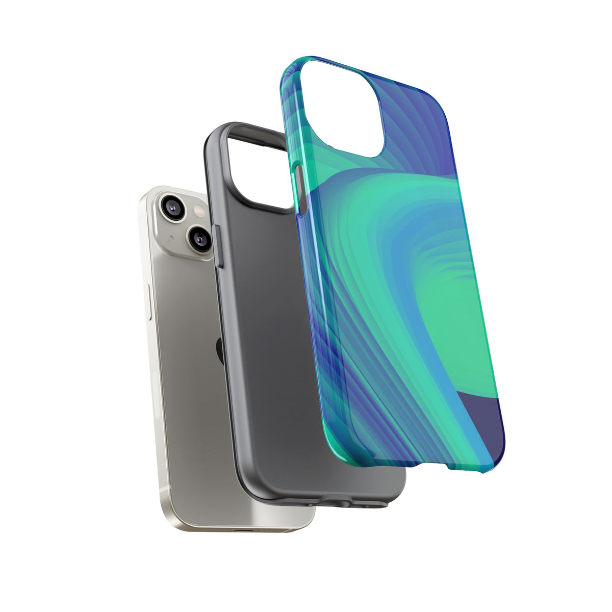 Phone Case — Movimientos en Turquesa