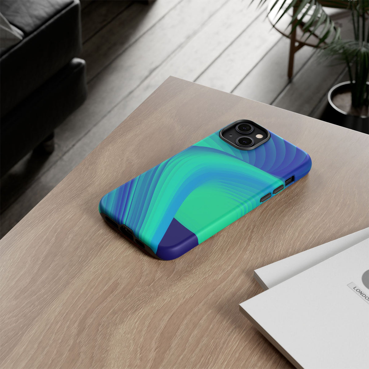Phone Case — Movimientos en Turquesa