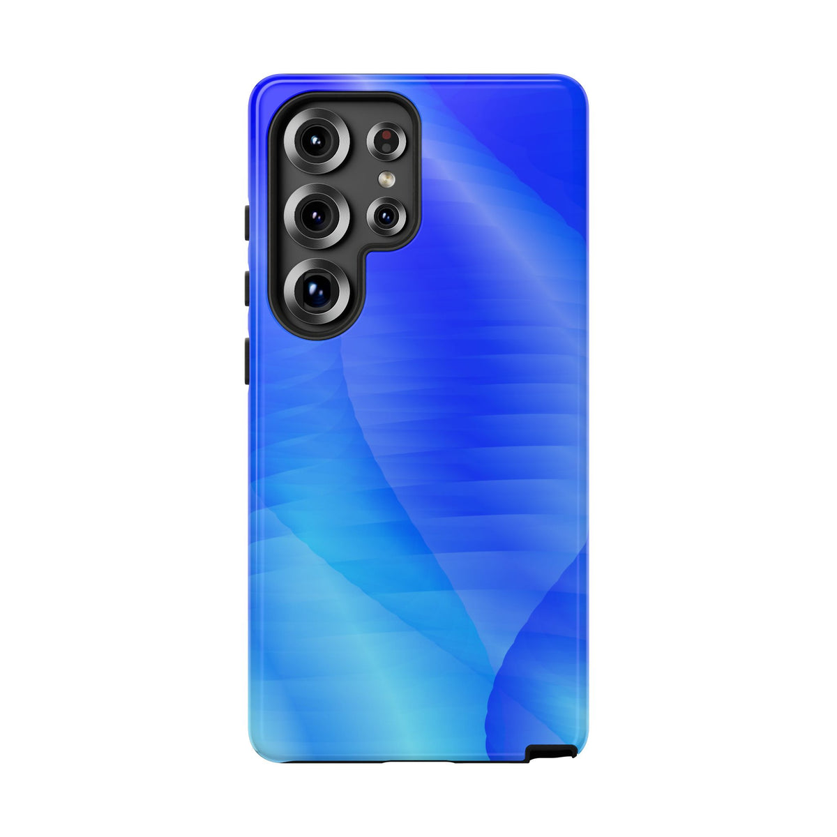 Phone Case — Blue Abstract Wave Tough Phone Case