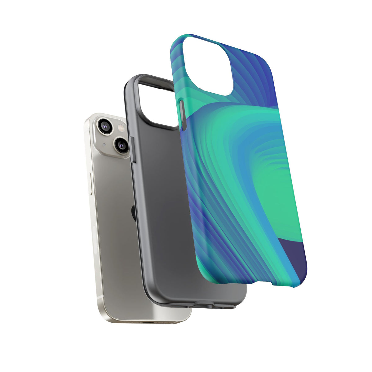 Phone Case — Movimientos en Turquesa