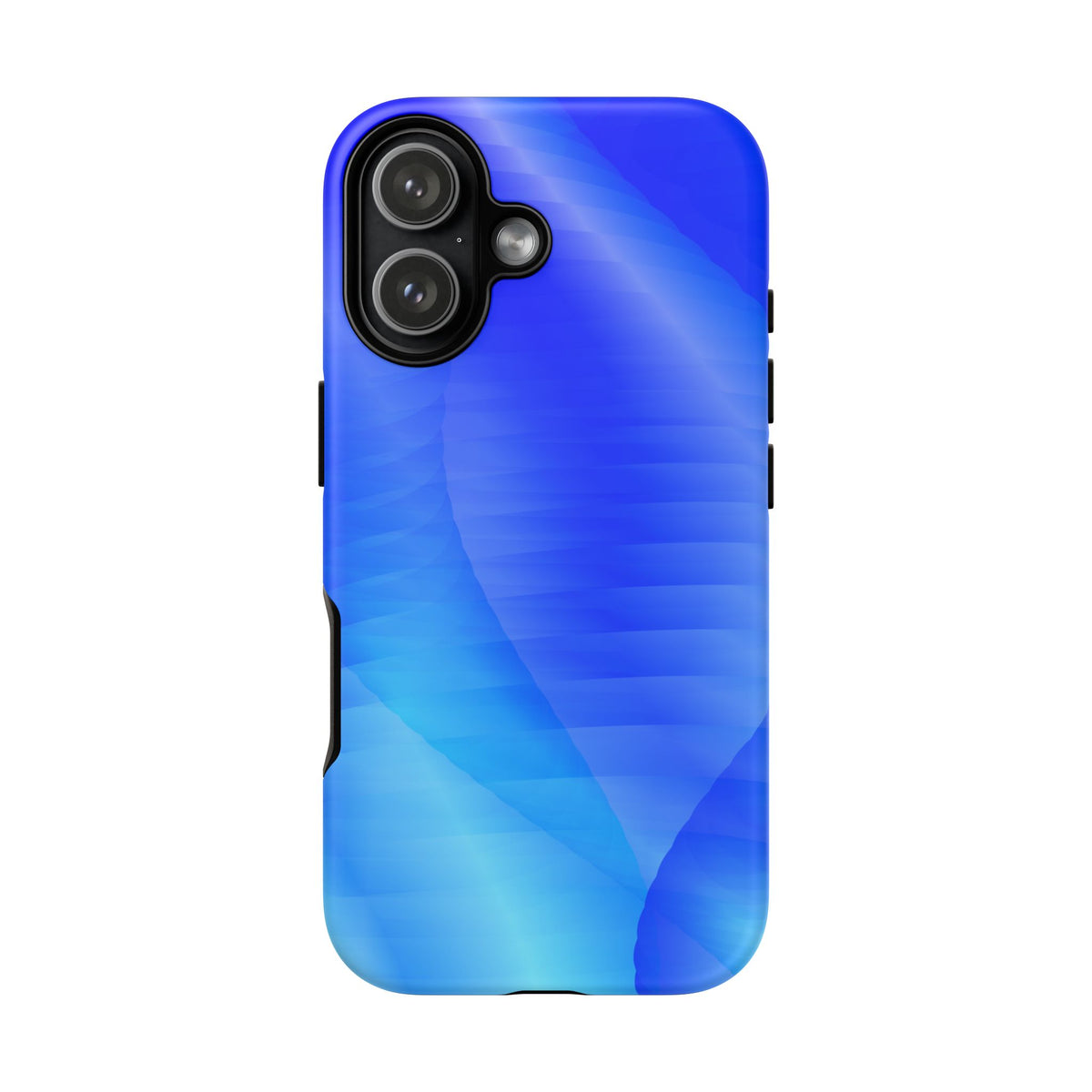 Phone Case — Blue Abstract Wave Tough Phone Case