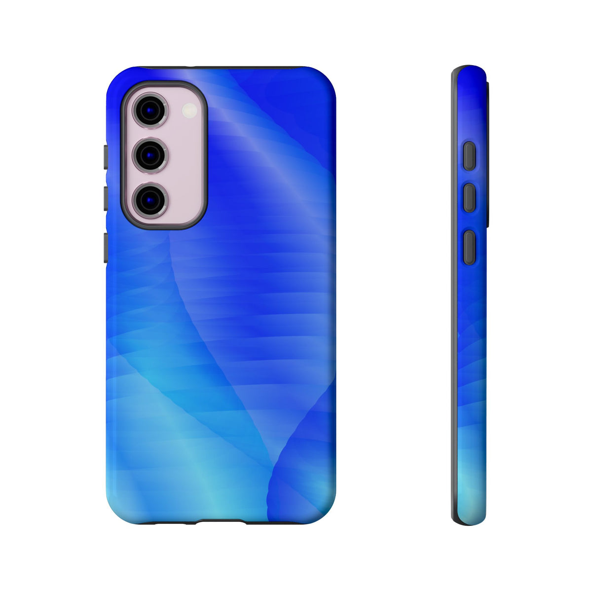 Phone Case — Blue Abstract Wave Tough Phone Case