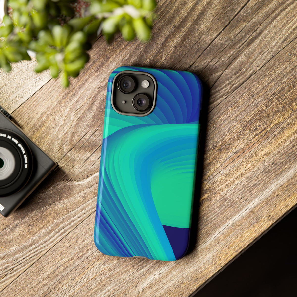 Phone Case — Movimientos en Turquesa