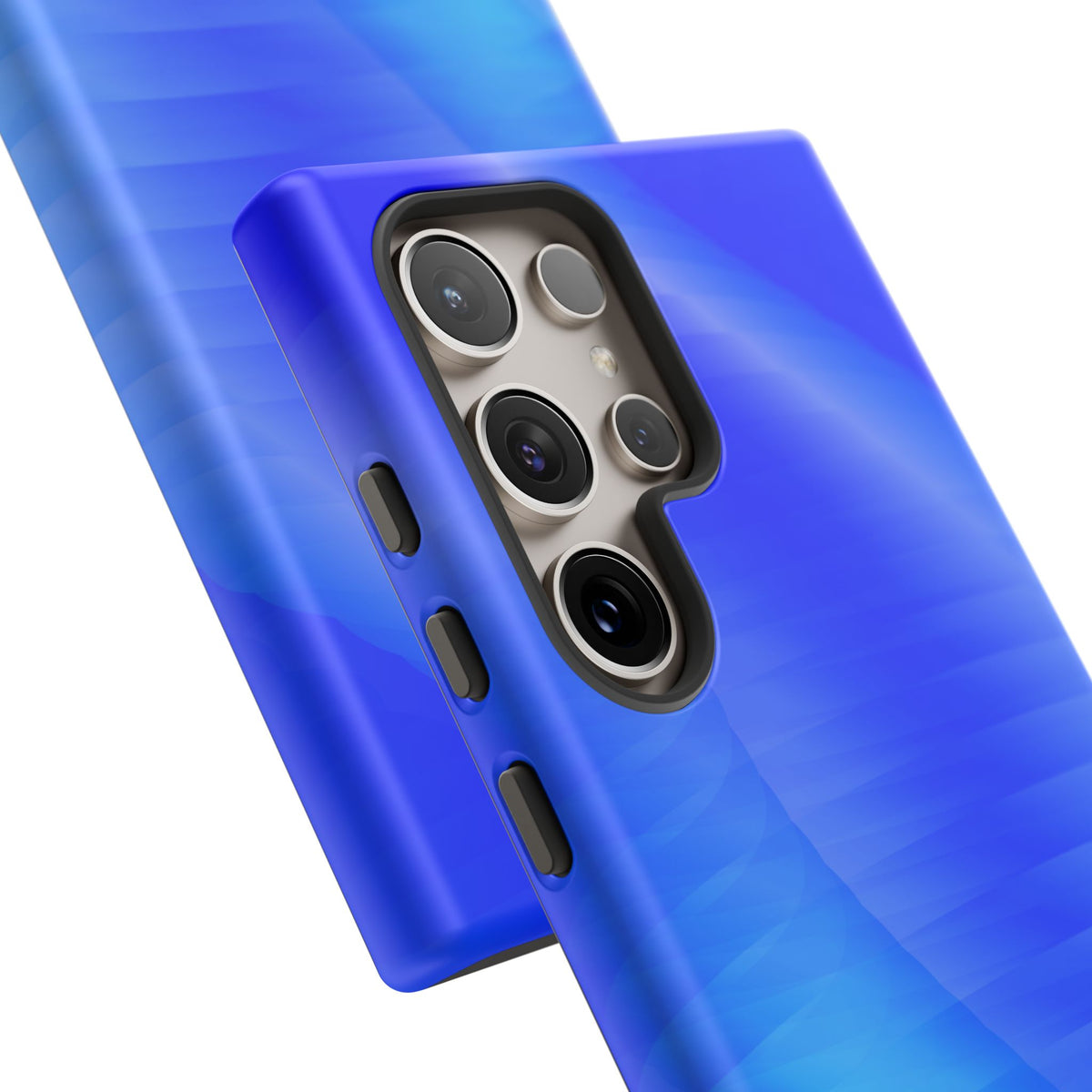 Phone Case — Blue Abstract Wave Tough Phone Case
