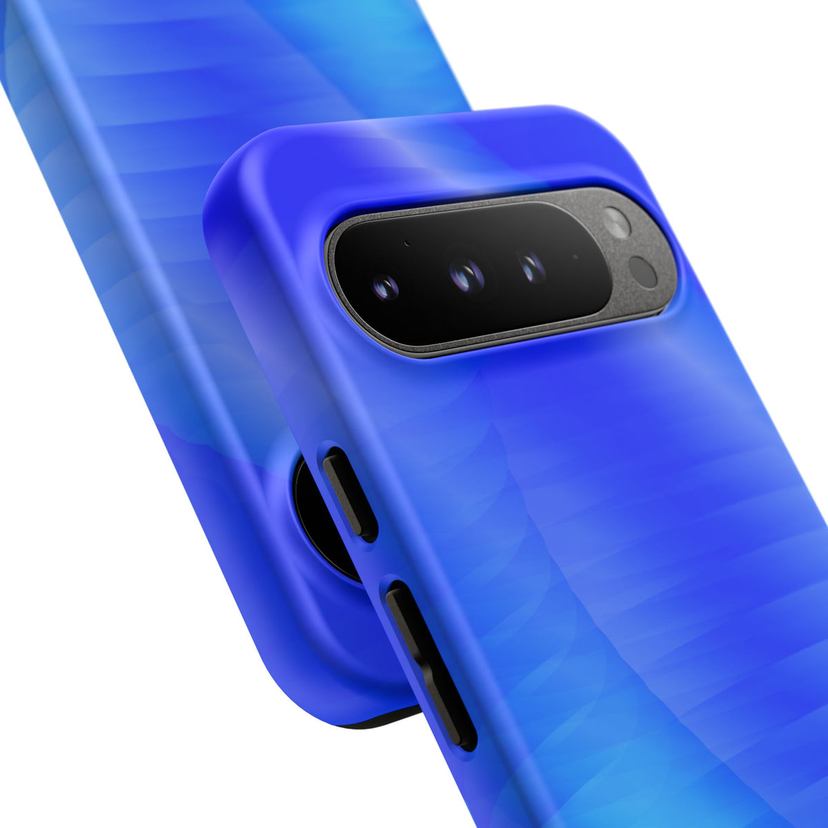 Phone Case — Blue Abstract Wave Tough Phone Case