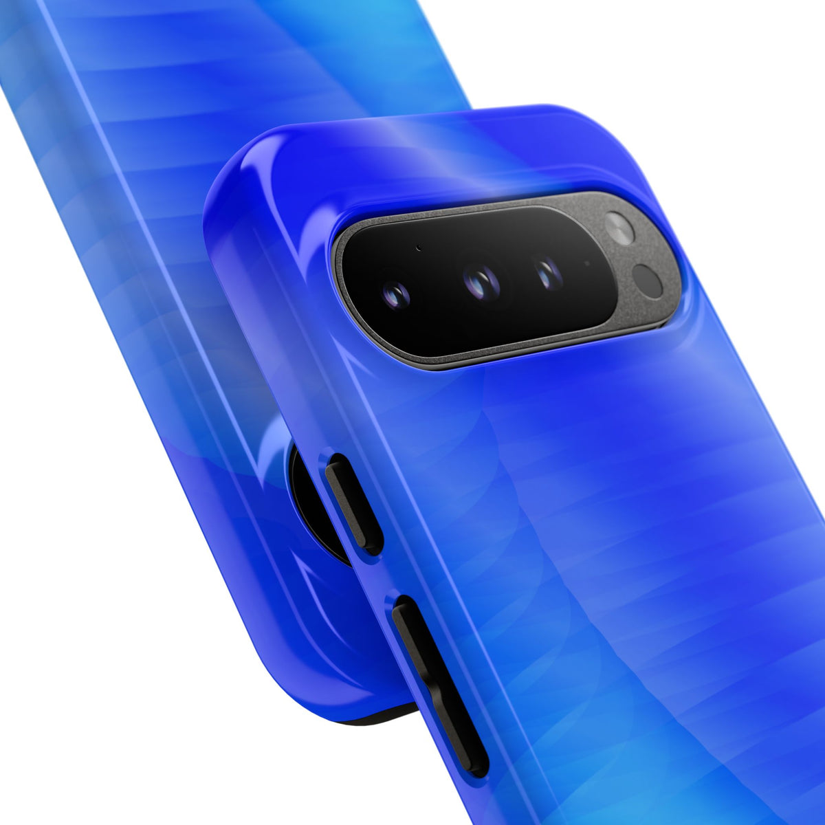 Phone Case — Blue Abstract Wave Tough Phone Case