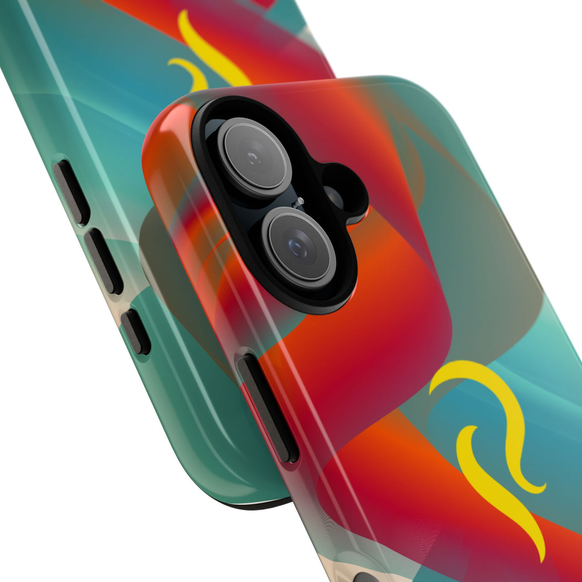 Abstract Colorwave Phone Case — "Print it your way" Customizable iPhone Cover