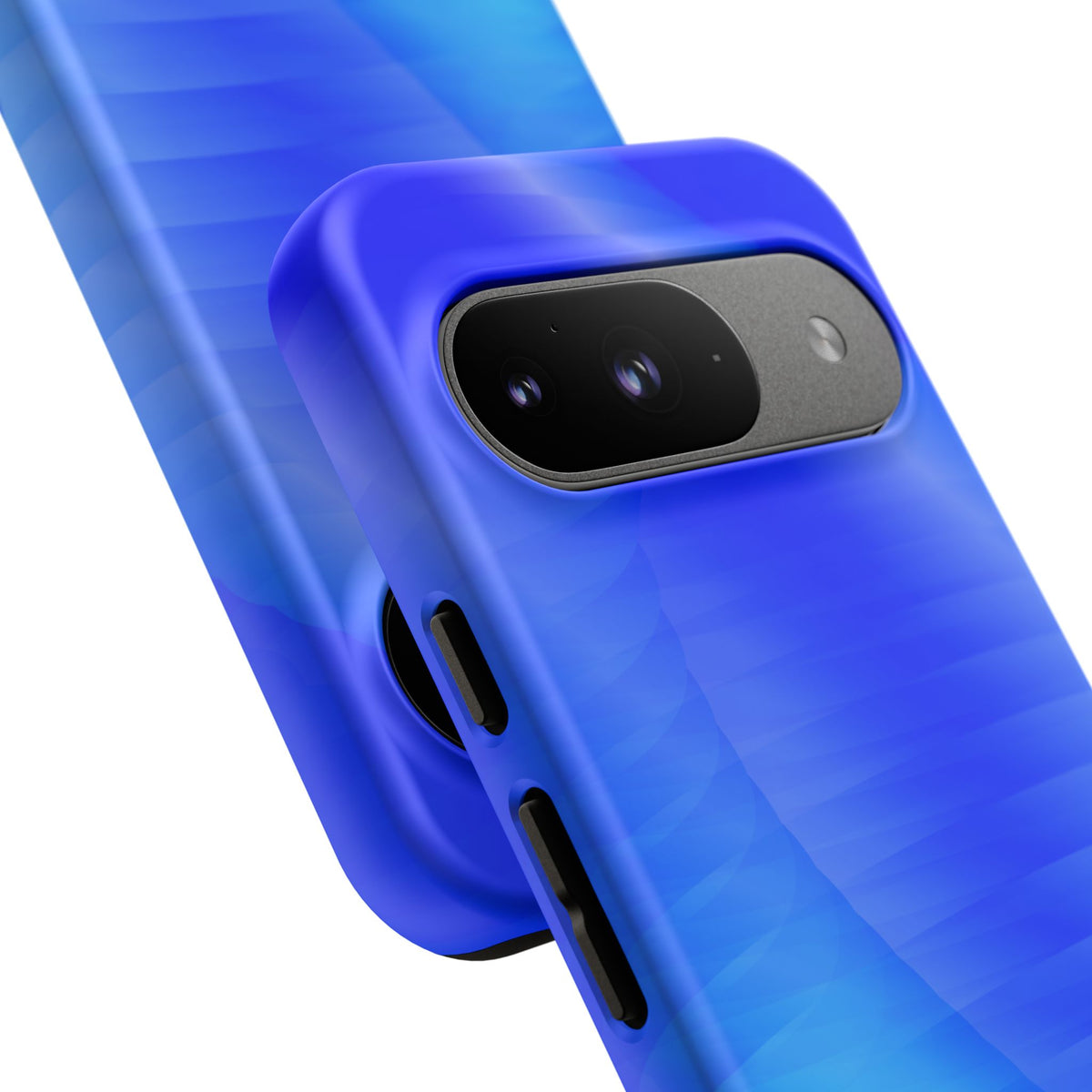Phone Case — Blue Abstract Wave Tough Phone Case