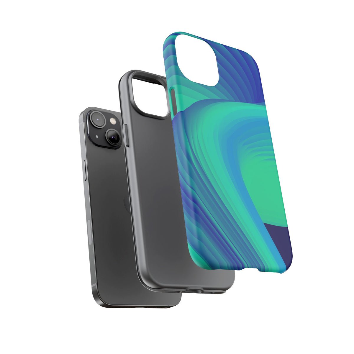 Phone Case — Movimientos en Turquesa