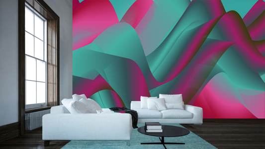 Vibrant Waves flow in Purple