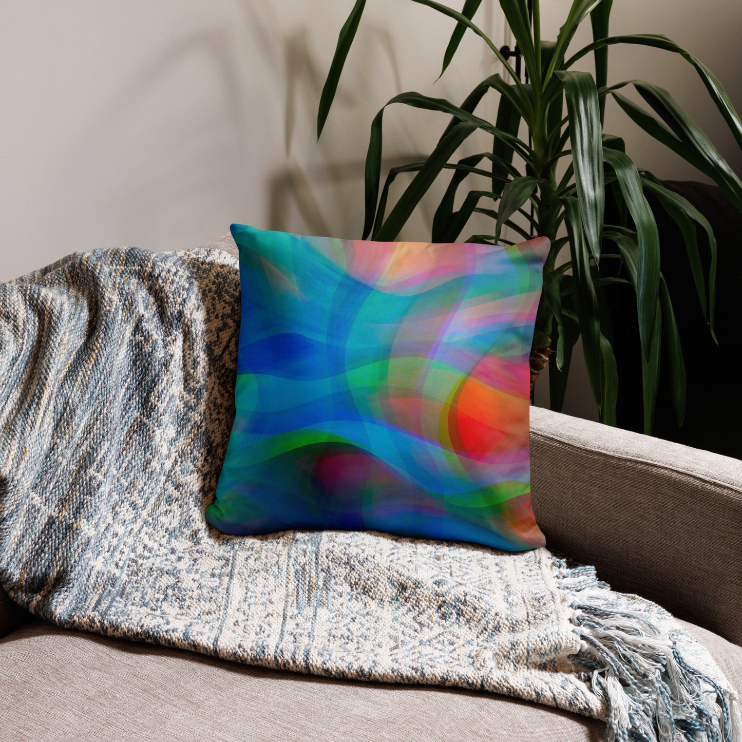 Cojín básico abstracto