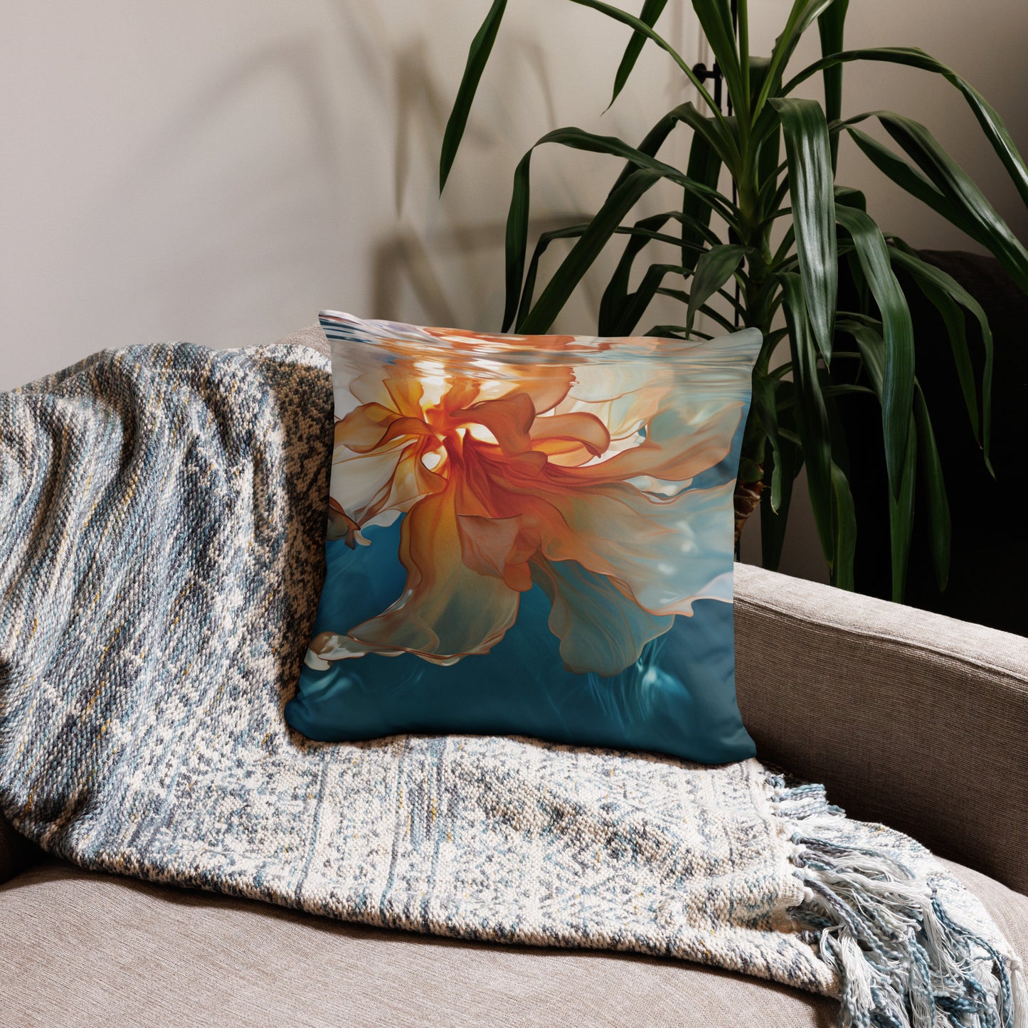 Cojín básico flornavegante