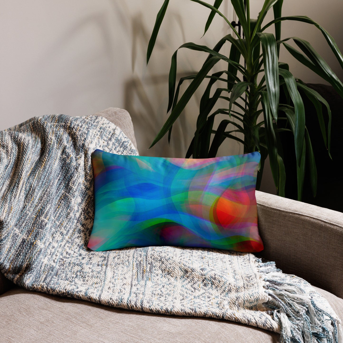 Cojín básico abstracto