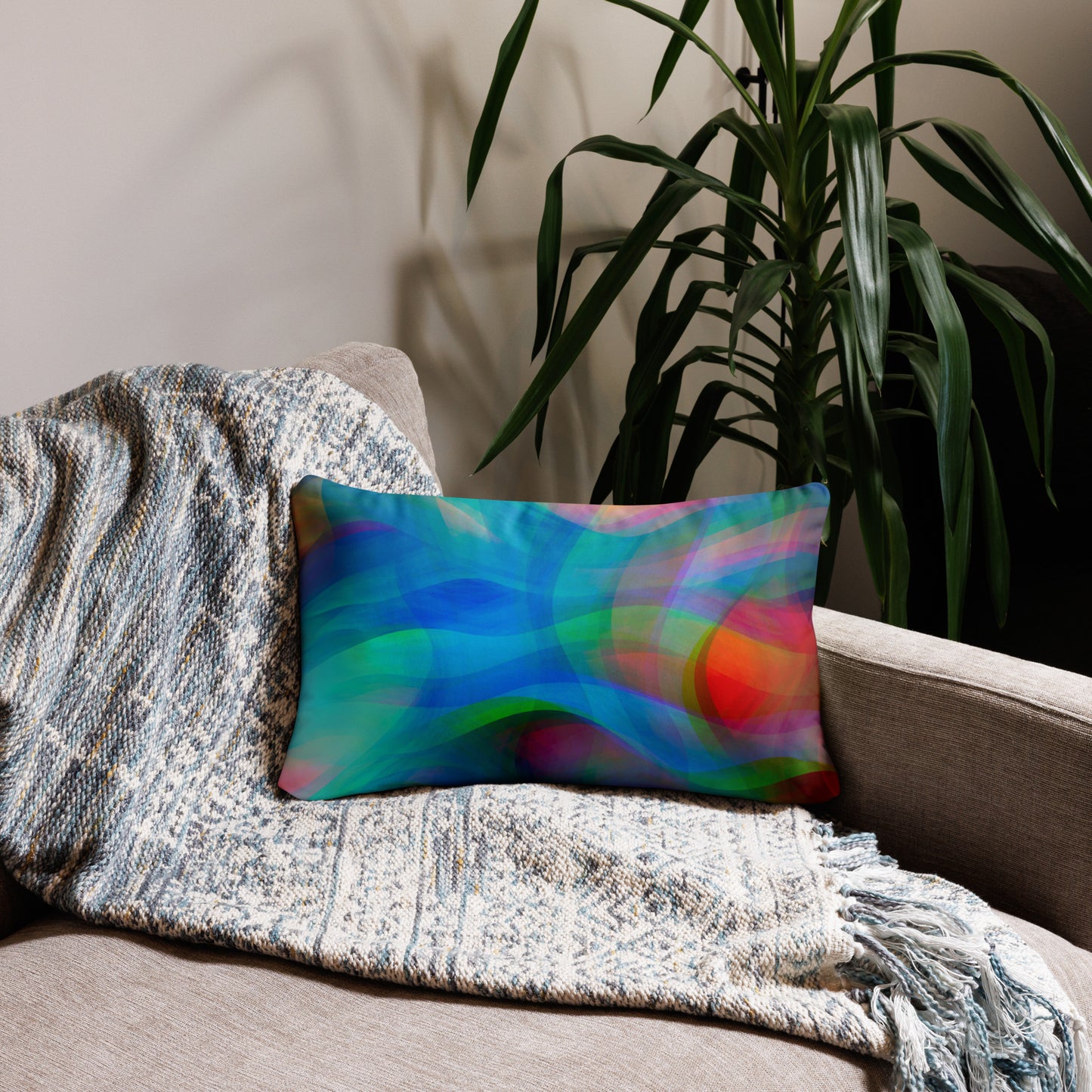 Cojín básico abstracto