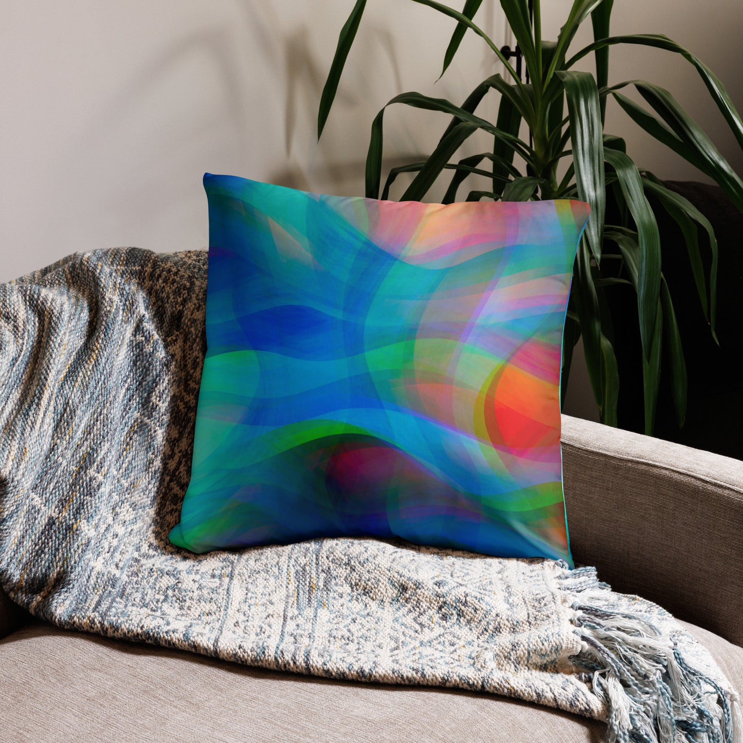 Cojín básico abstracto