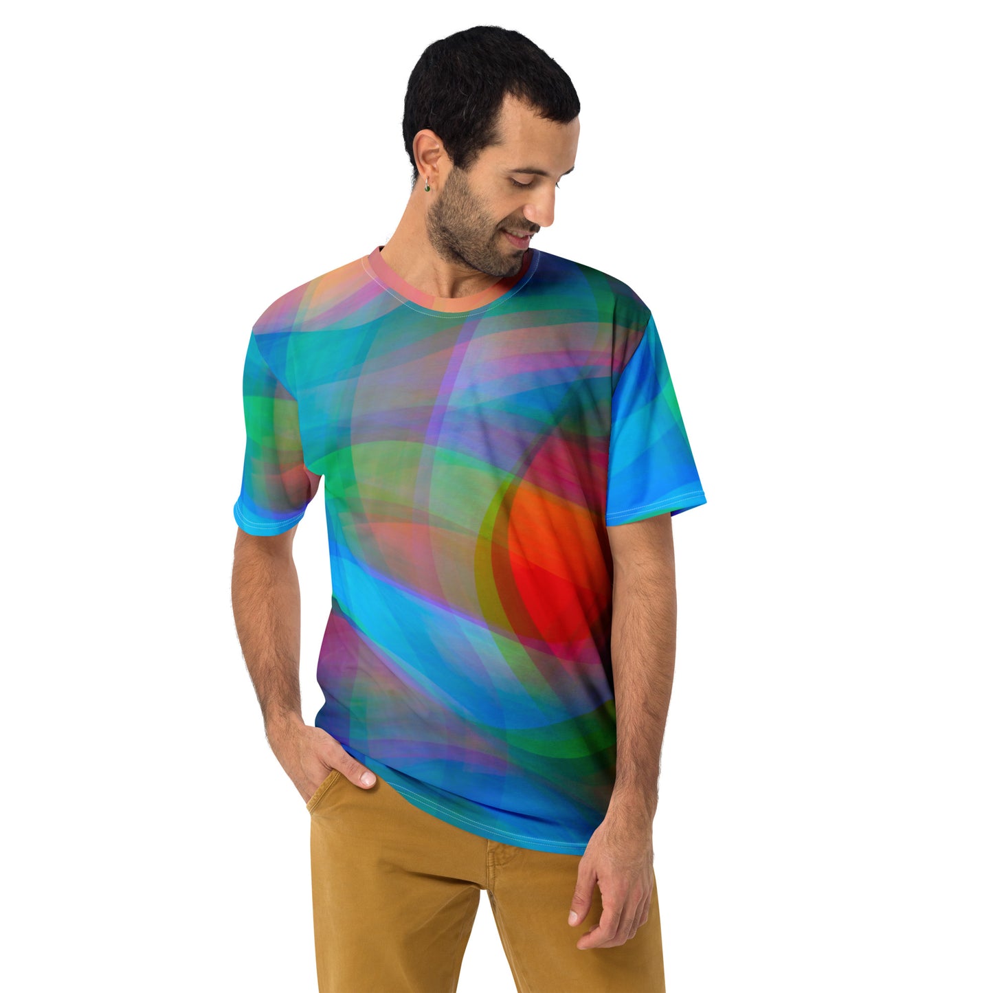 Camiseta hombre en abstracto