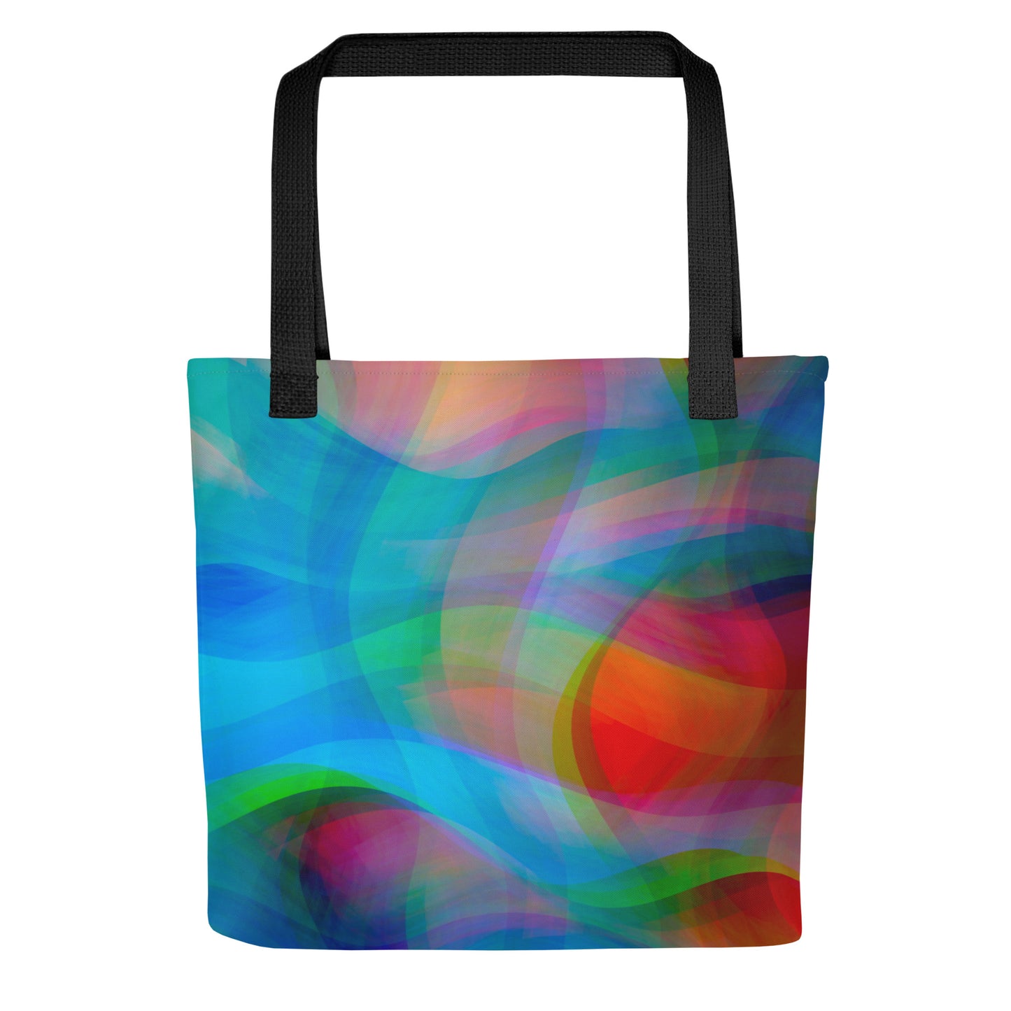 Bolso de tela abstracto