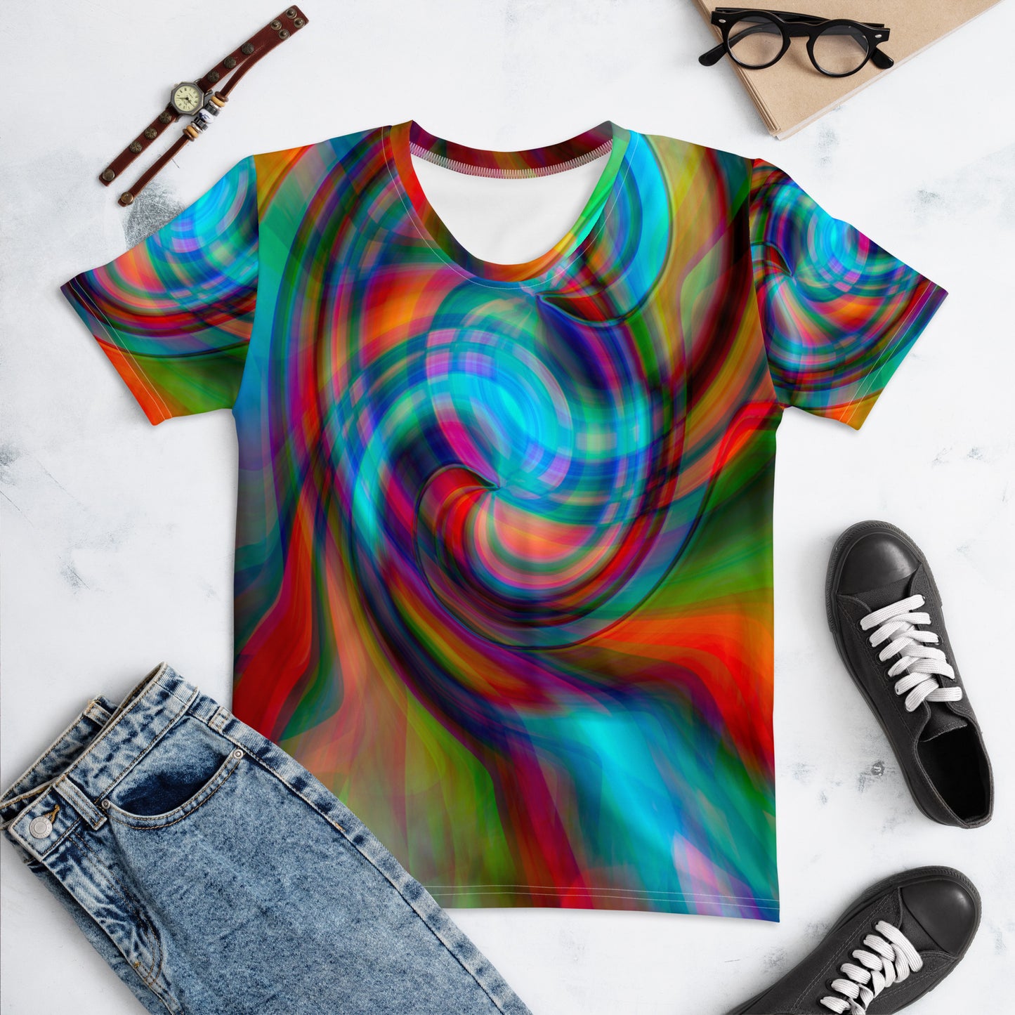 Camiseta mujer psicodélica