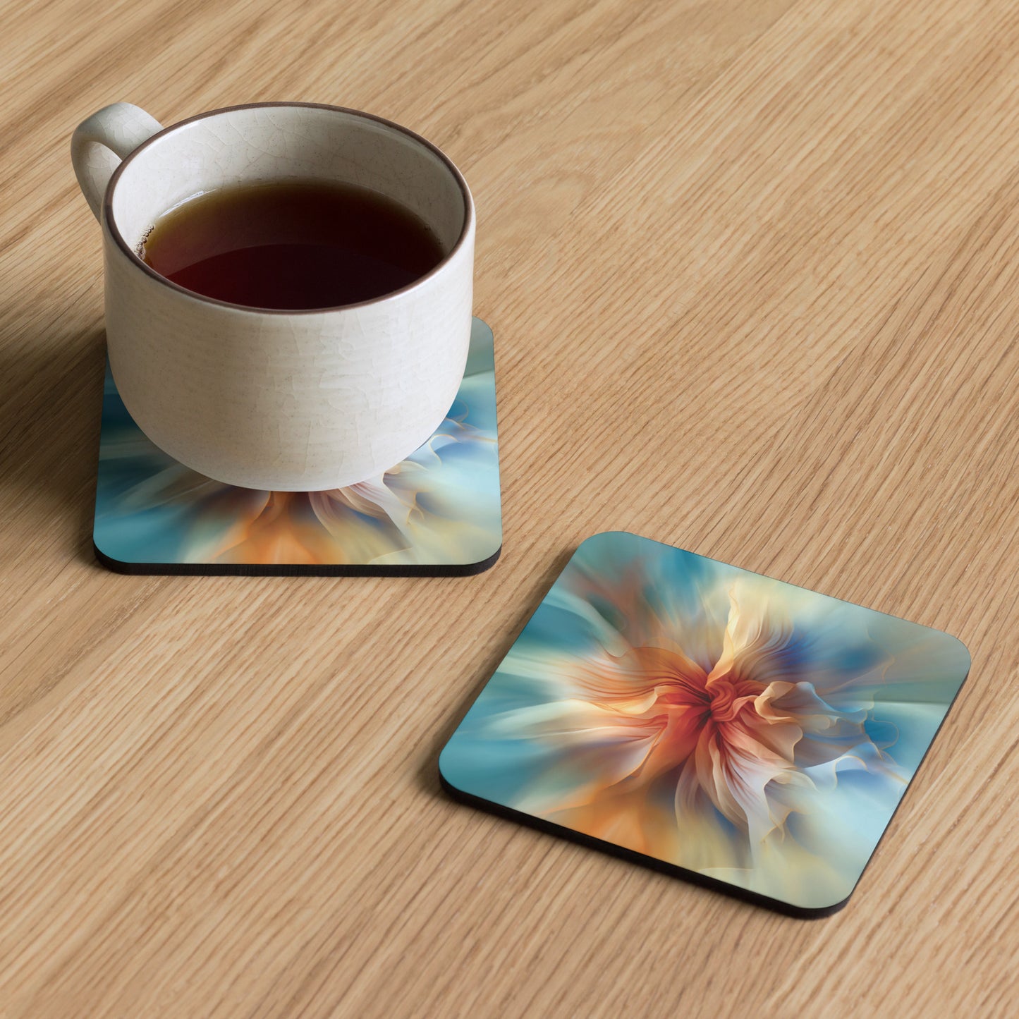 Posavasos de corcho en eterea