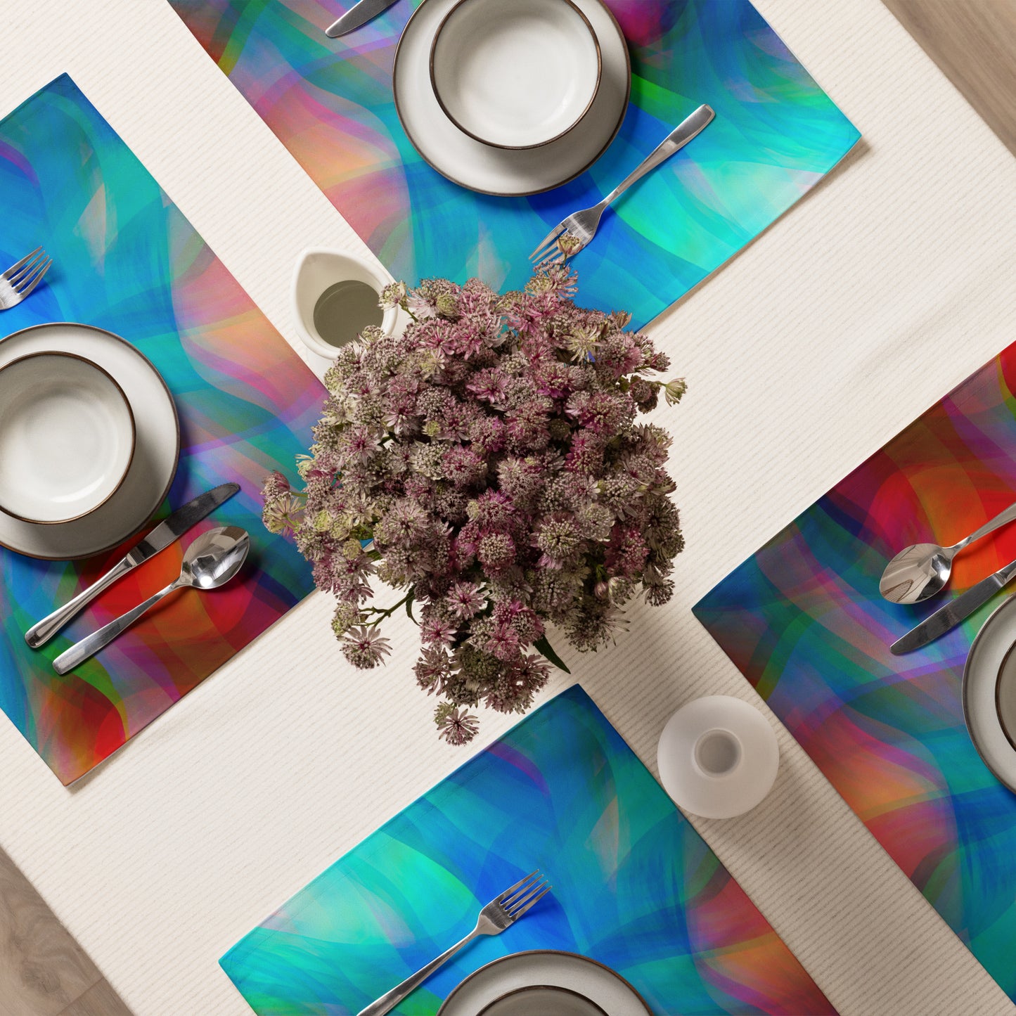 Juego de manteles individuales - Ondas