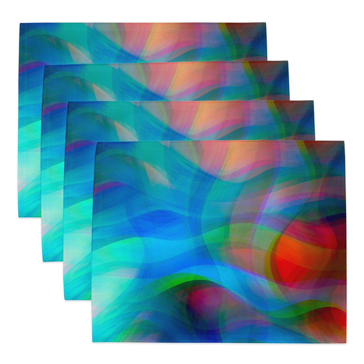 Juego de manteles individuales - Ondas