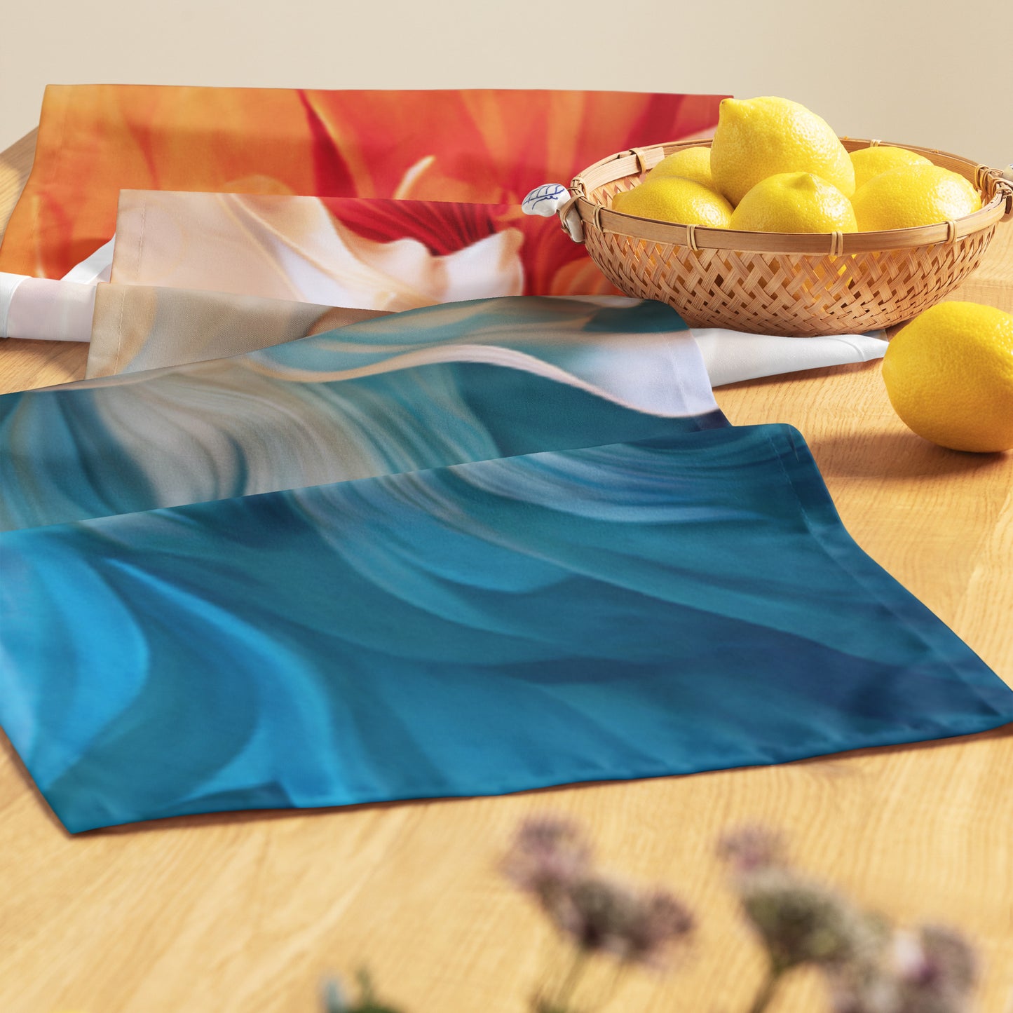 Camino de mesa - Flor furiosa