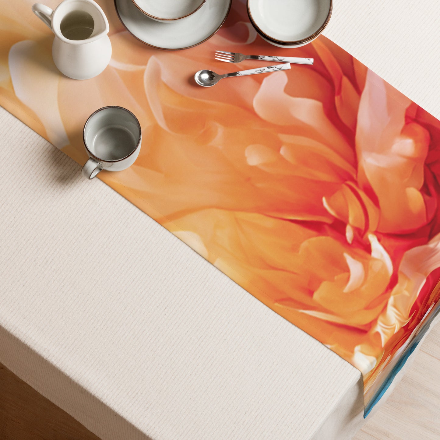 Camino de mesa - Flor furiosa