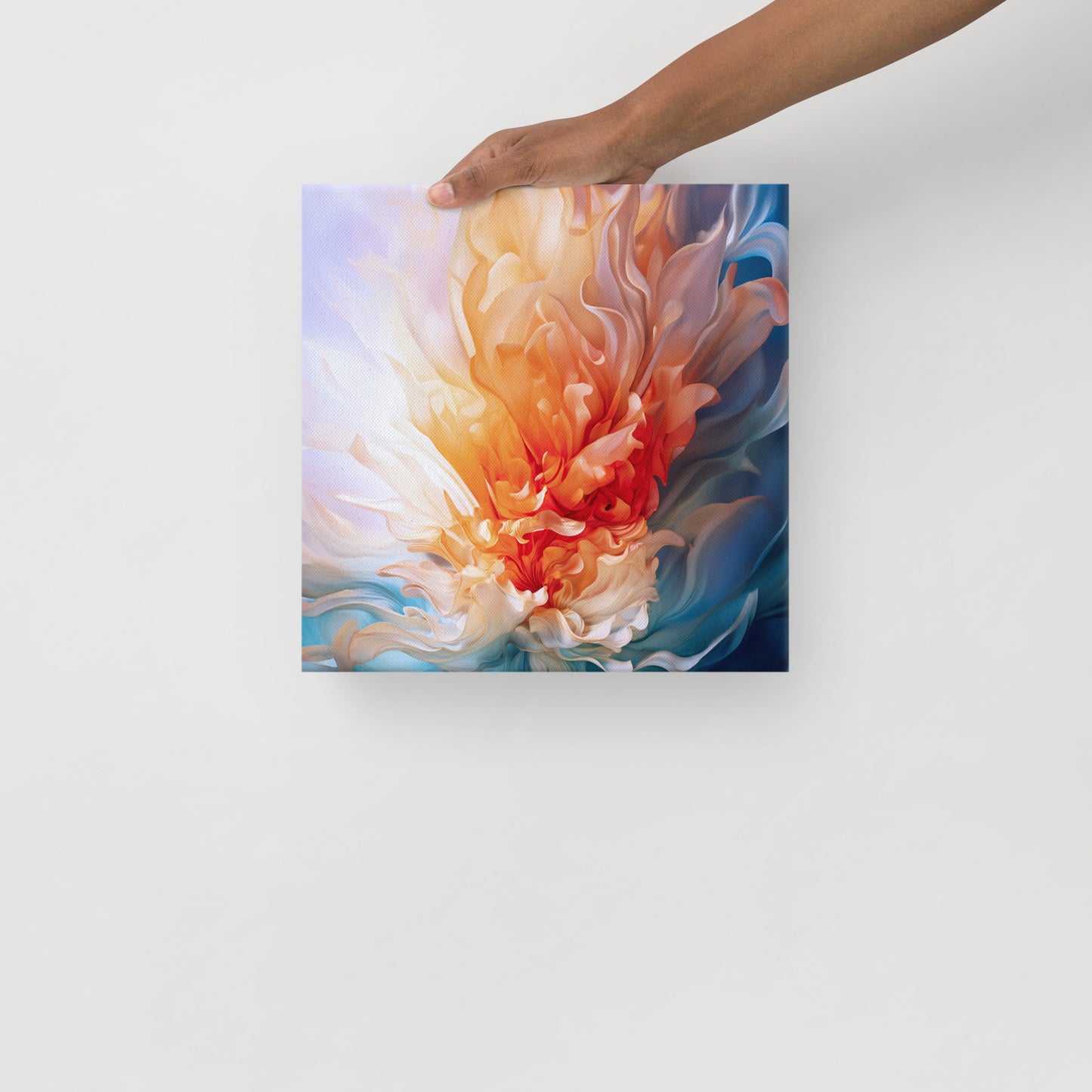 Lienzo fino flor furiosa