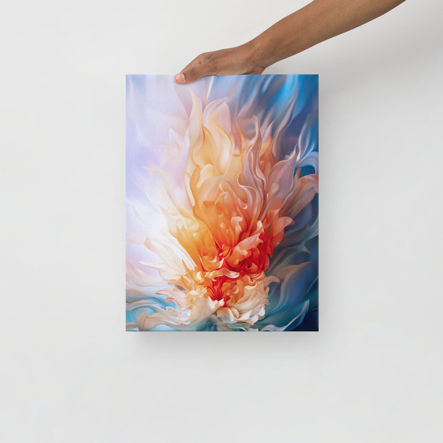 Lienzo fino flor furiosa