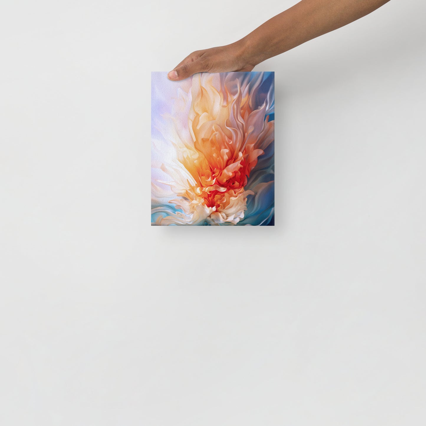 Lienzo fino flor furiosa